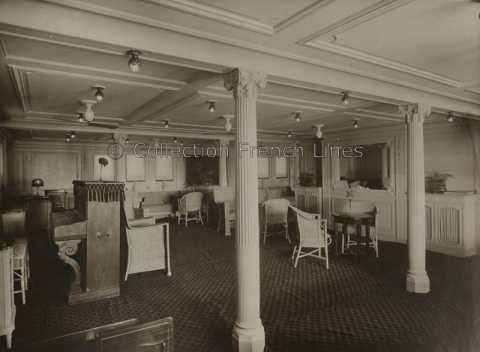 Salon de musique première classe du Angkor (MM 1921-1936)