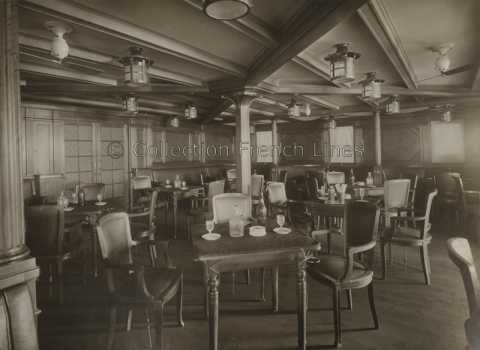 Fumoir première classe du Angkor (MM 1921-1936)