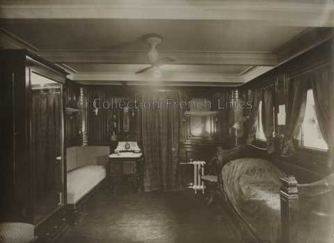 Cabine de luxe du Angkor (MM 1921-1936)