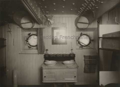Cabine troisième classe du Angkor (MM 1921-1936)