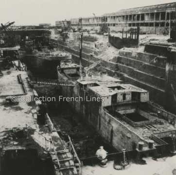 La forme 7 au Havre après les bombardements, en 1945