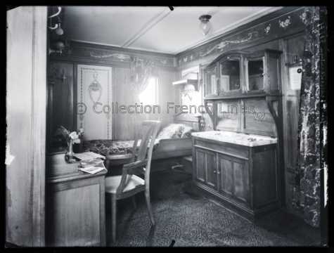 Cabine de luxe du Flandre (CGT 1914)