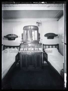 Cabine première classe du Flandre (CGT 1914)