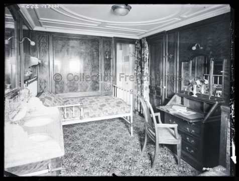Cabine de luxe du Flandre (CGT 1914)