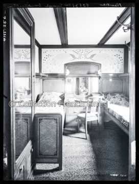 Cabine demi-luxe du Flandre (CGT 1914)