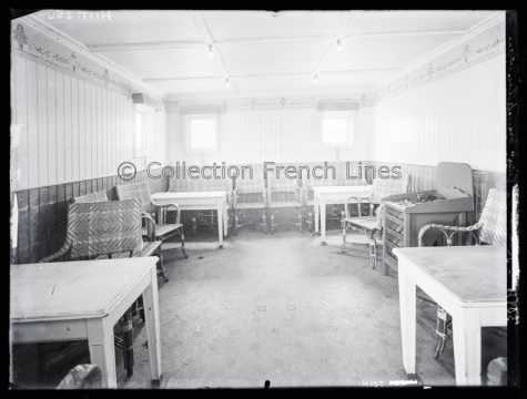 Salle de jeux des enfants première classe du Flandre (CGT 1914)