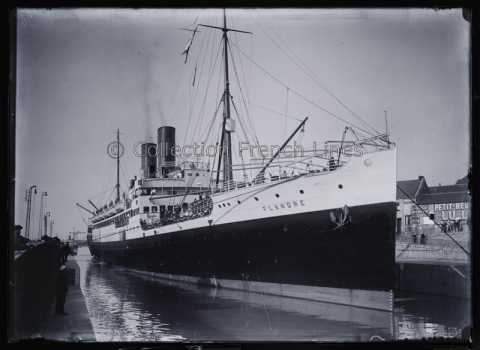 Flandre (CGT 1914) au départ de Saint-Nazaire